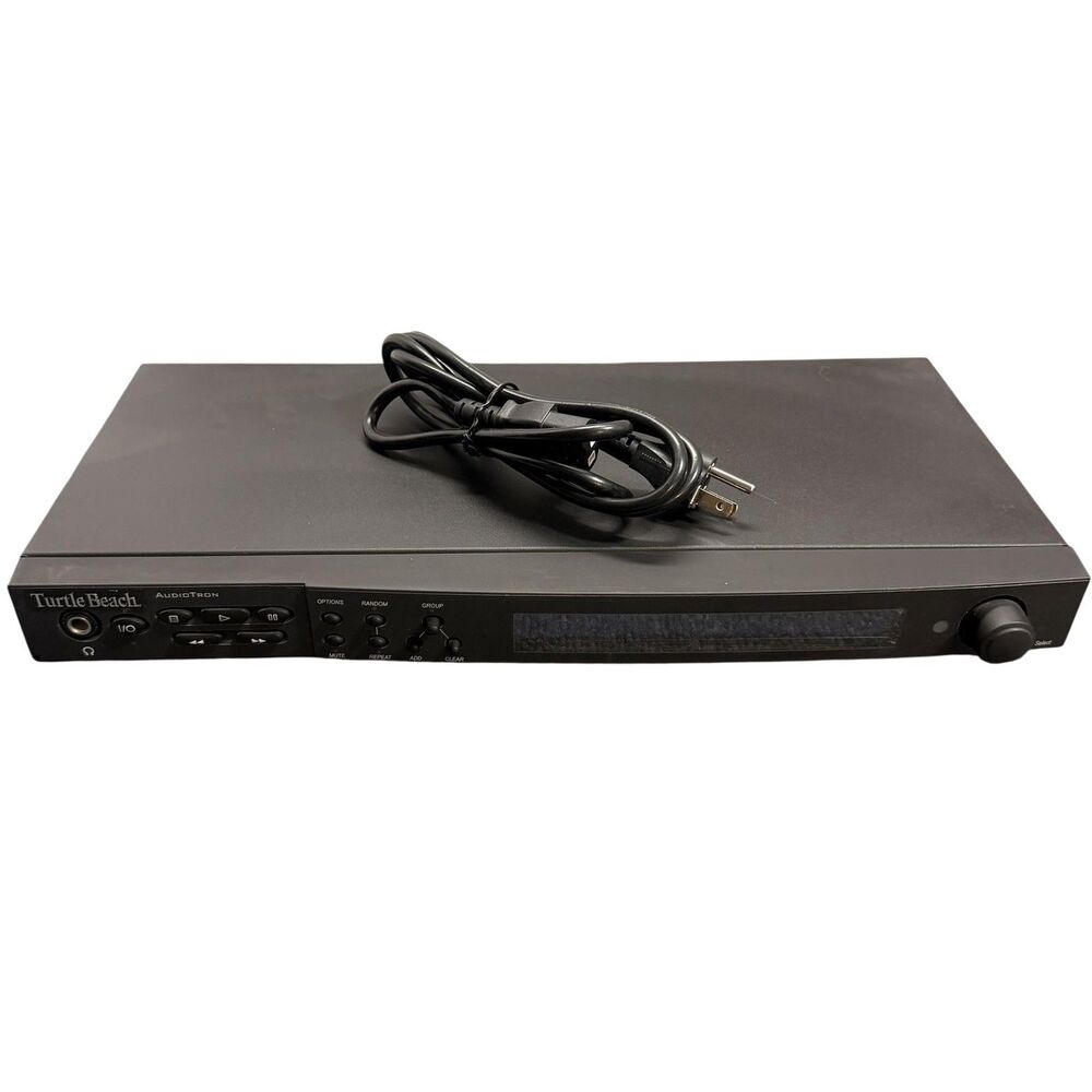 Turtle Beach AudioTron Music Player Black AT100 Network Ethernet Digital RCA